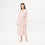 organic cotton blush pink lightweight robe