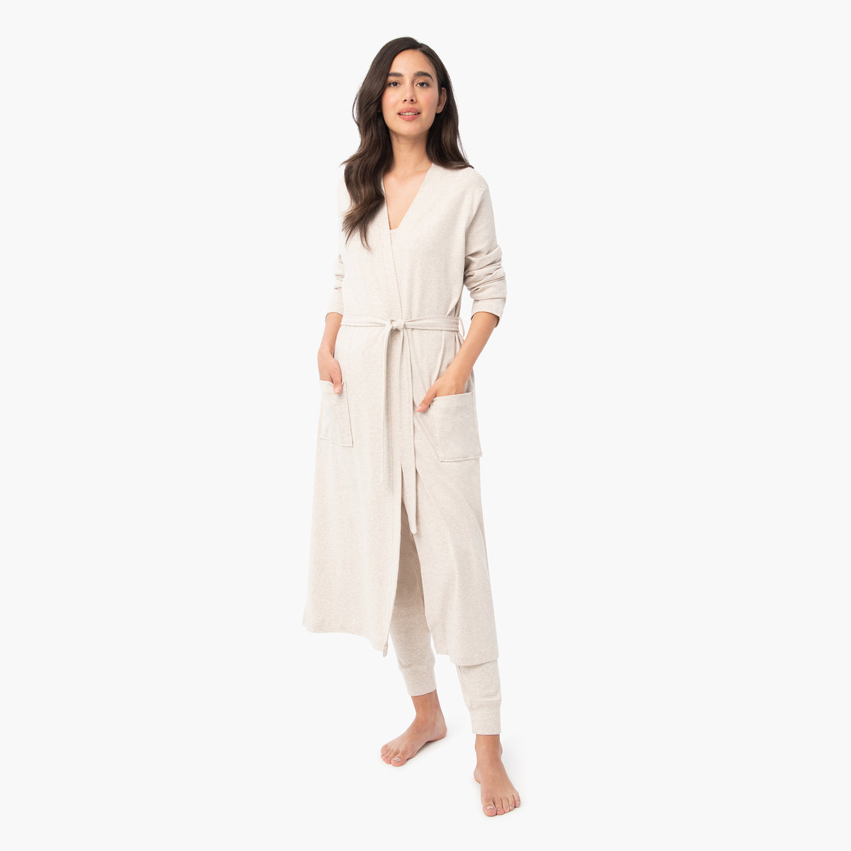organic cotton dressing gowns Asian Wrap Organic Cotton Robe - M(8-10)