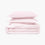organic cotton sateen duvet set pale pink hero