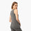 organic cotton charcoal gray flowy swing tank top