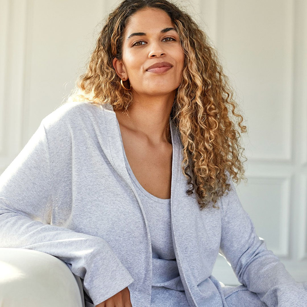 Organic Cotton Swing Tank - Light Gray · Under The Canopy