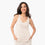 organic cotton natural oatmeal flowy swing tank top loungewear