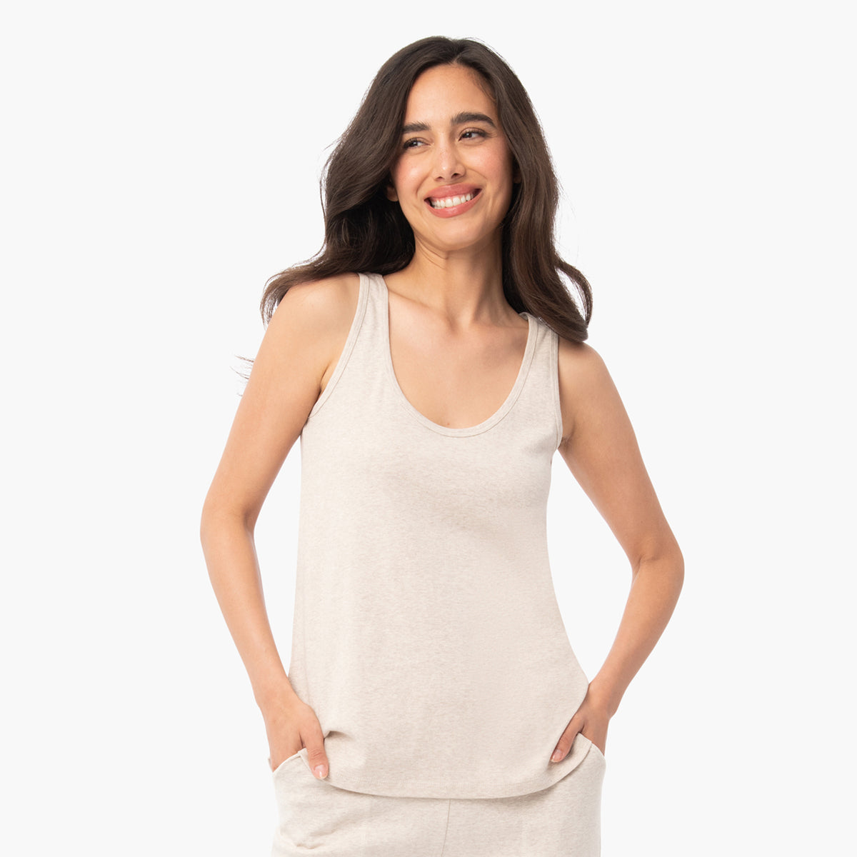 Organic Cotton Swing Tank - Oatmeal · 
Under The Canopy