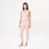 organic cotton blush pink tapered leg joggers loungewear set 
