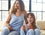 organic cotton light blue loungewear set