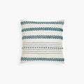 tufted handmade pillow teal hero