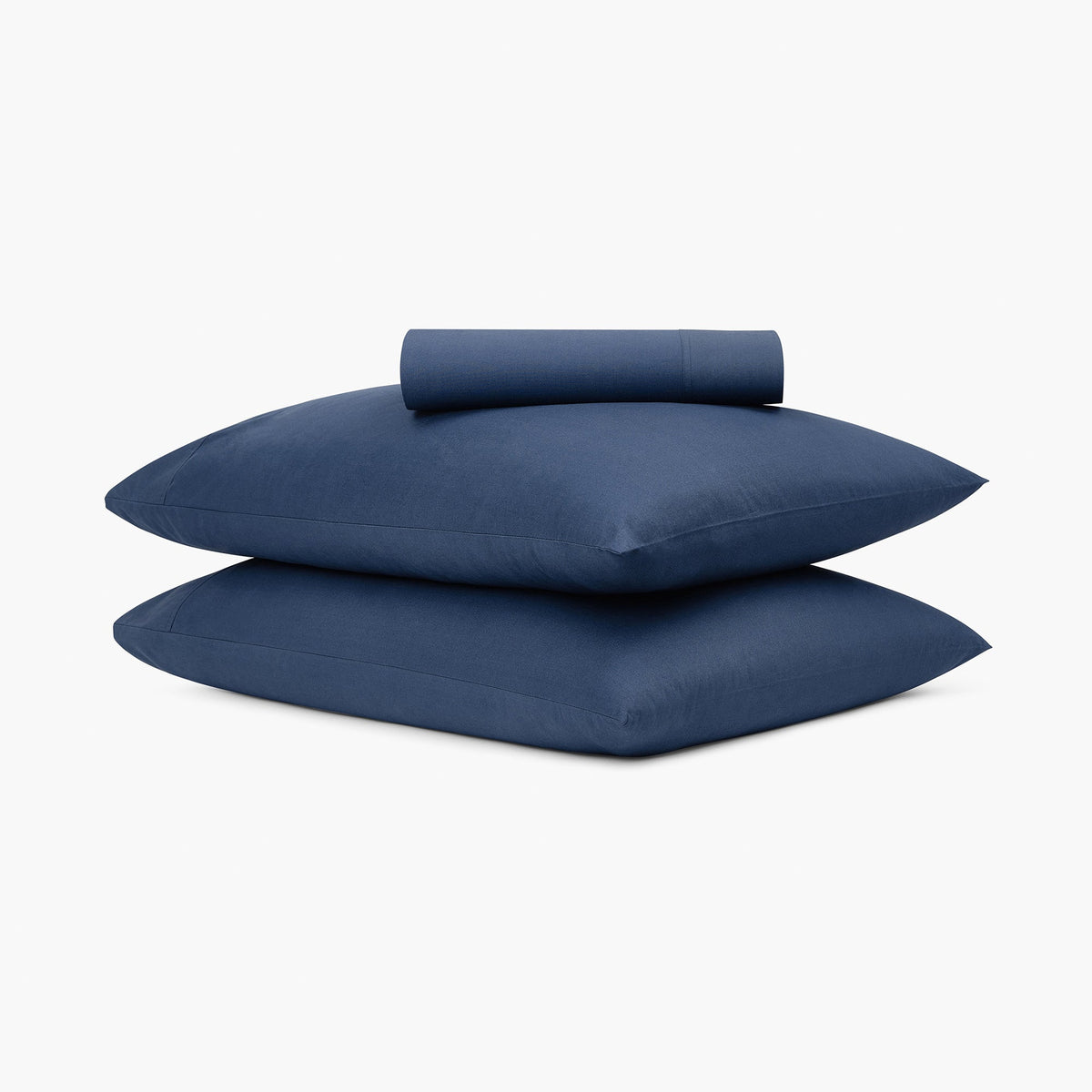 Organic Washed Cotton Sheet Set - Denim