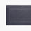 classic charcoal gray organic cotton bath mat