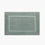 classic lichen green organic cotton bath mat