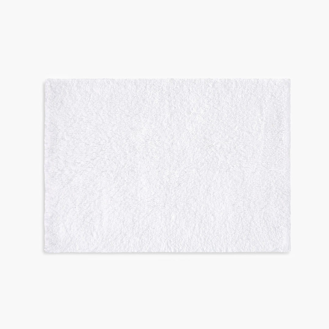Classic Organic Cotton Bath Rug White · Under The Canopy