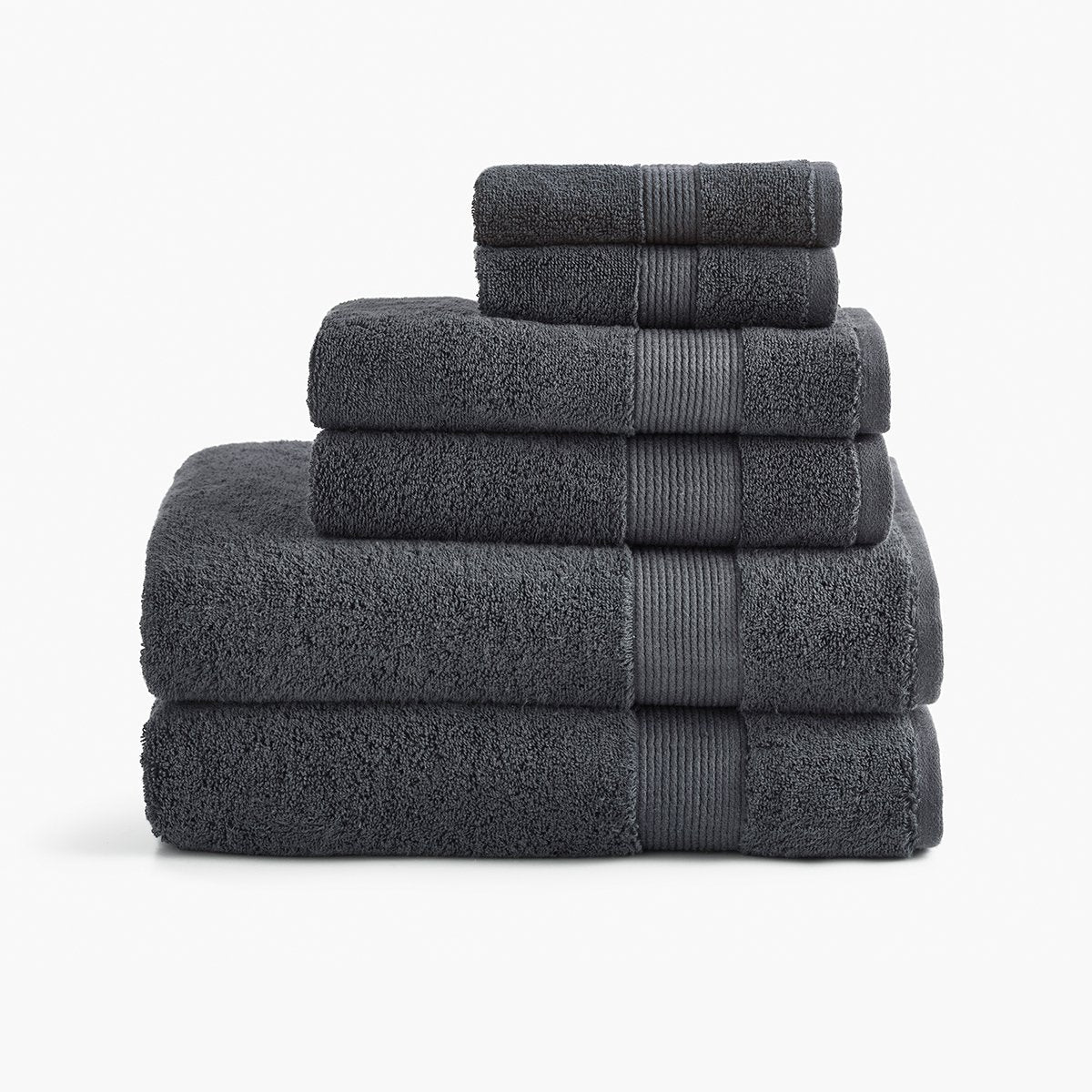 3-Piece Organic Cotton Kitchen Towel Set | Gray