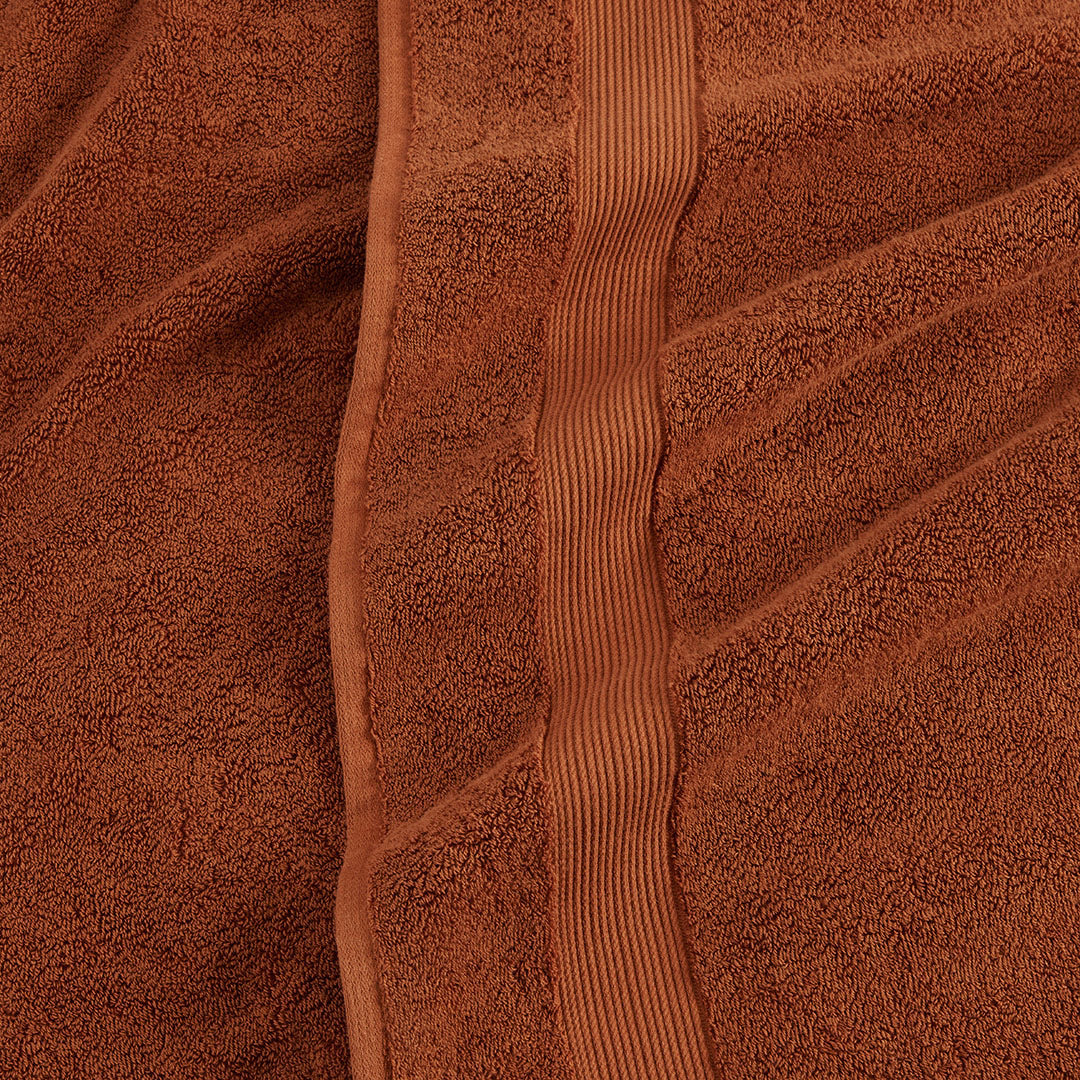 Under The Canopy Classic Organic Towel - Rust, Rust / Bath Sheet Bath Sheet Rust