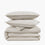 Linen Eucalyptus Duvet Set - Stone