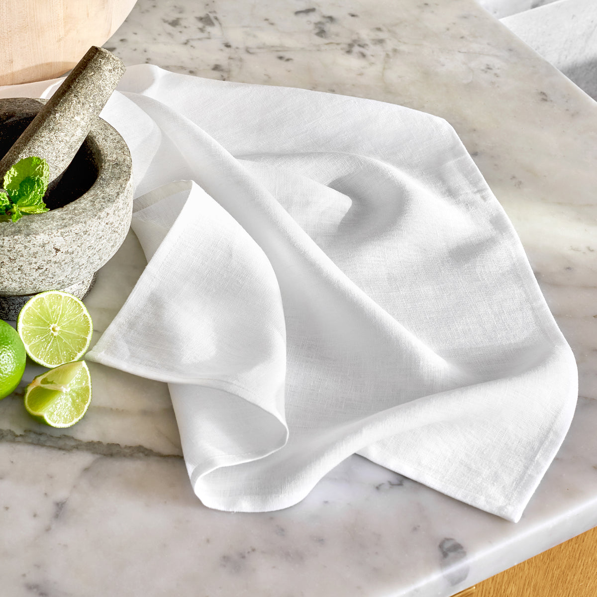 Linen Tea Towel - White · , Under The Canopy