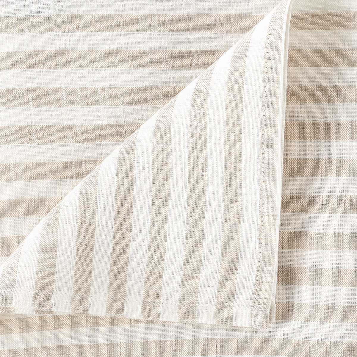 Linen Tea Towel - Undyed Stripe · Under The Canopy
