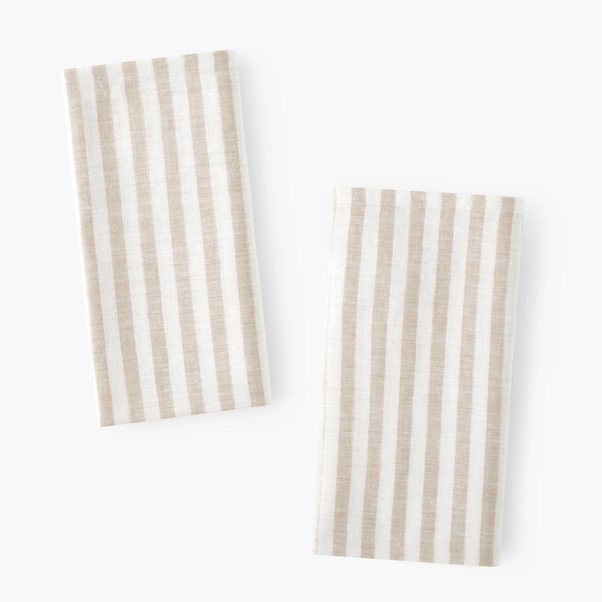 European Linen Modern Stripe Napkins (Set of 12)