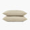 Organic Crinkle Matelasse Sham Set - Stone