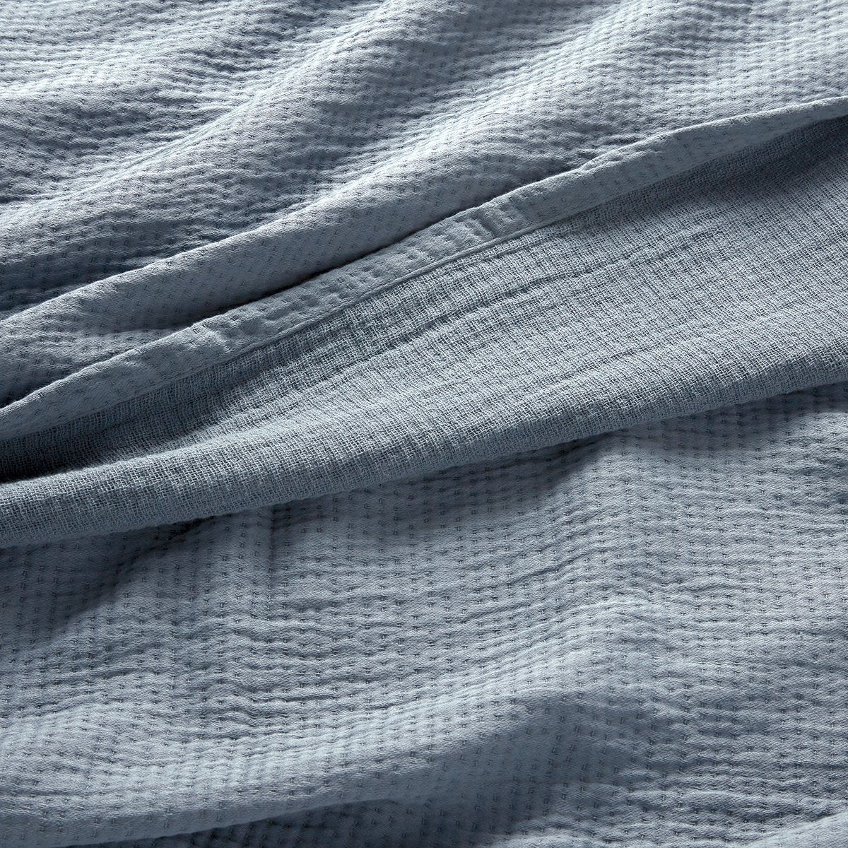 Organic Cotton Matelasse Blanket Gray · Under The Canopy, 49% OFF