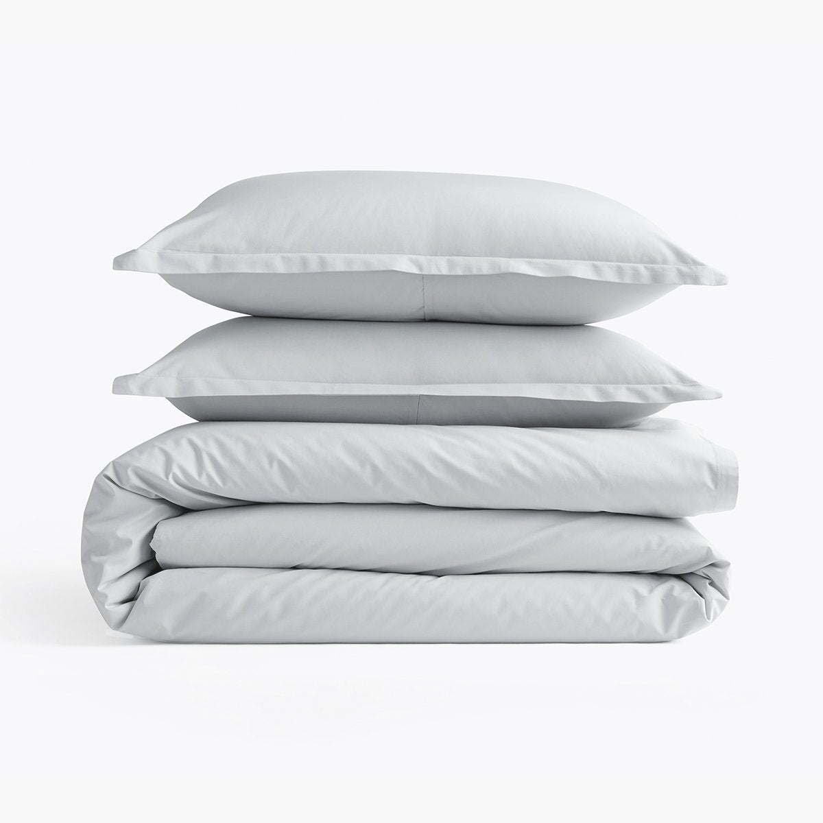 Organic Cotton 300 Thread Count Percale Sheet Set - Oyster Gray · , Under  The Canopy