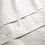 organic cotton percale vapour white duvet cover pillow shams set