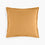 organic cotton percale ochre yellow euro pillow shams