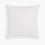Organic Percale Euro Sham - White