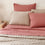 organic cotton percale clay red cooling sheets pillowcases set