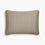organic cotton bedding quilted natural sand beige pillow sham