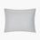 organic matelasse sham set gray detail
