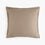 organic cotton sateen bedding beige brown euro pillow sham