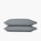 organic sateen pillowcases slate gray