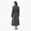 organic waffle robe charcoal