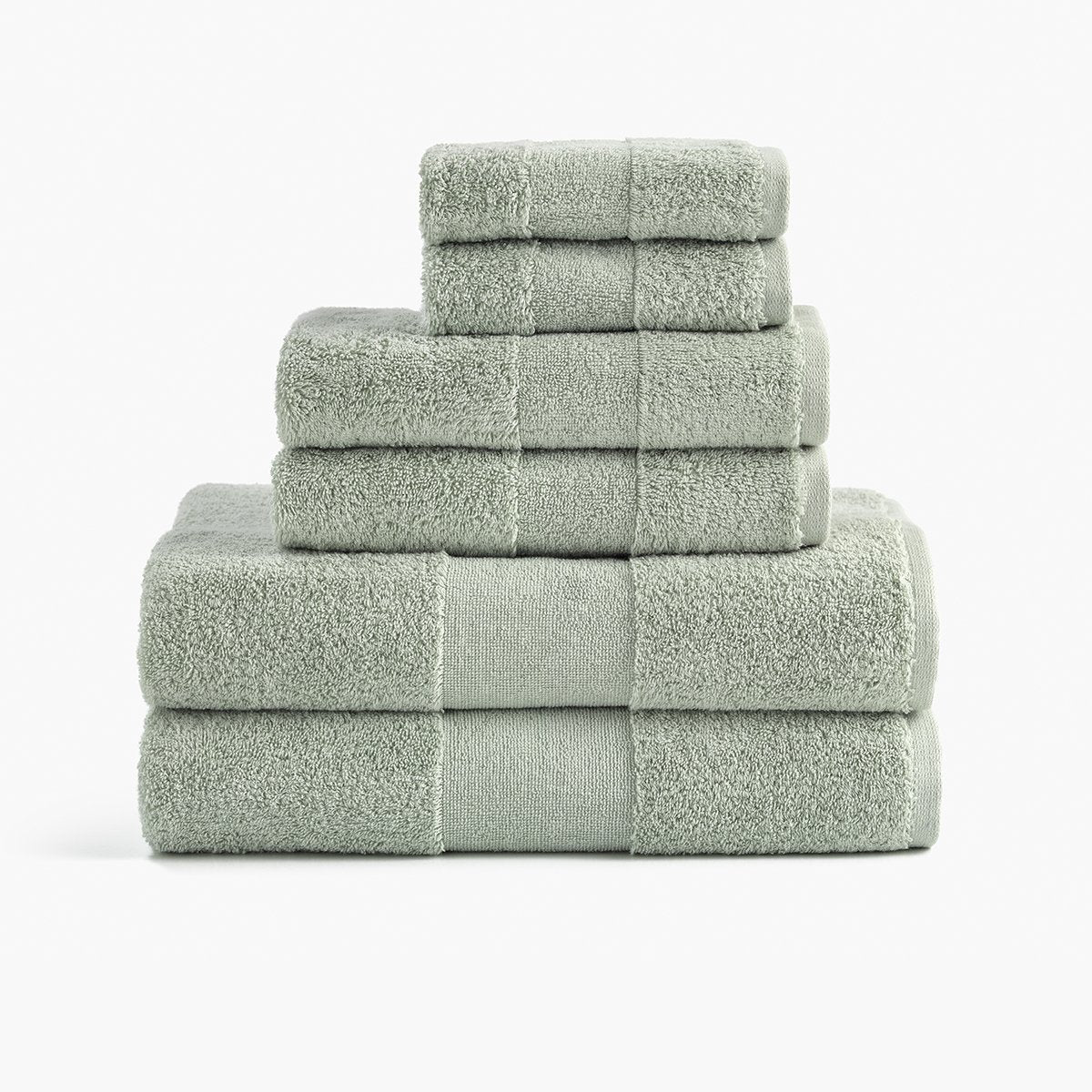 Sustainable Bamboo Bath Towels, Set of 2 - Charcoal Gray - Made in