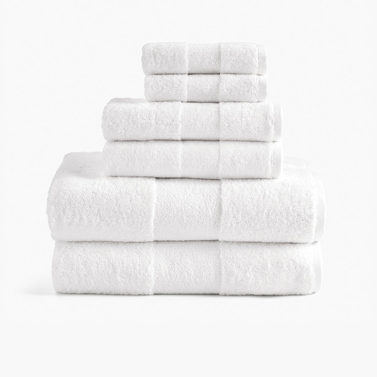 Plush Organic Towel - White · Under The Canopy