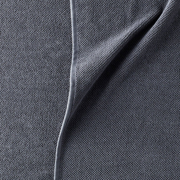textured organic cotton charcoal gray quick dry bath towels