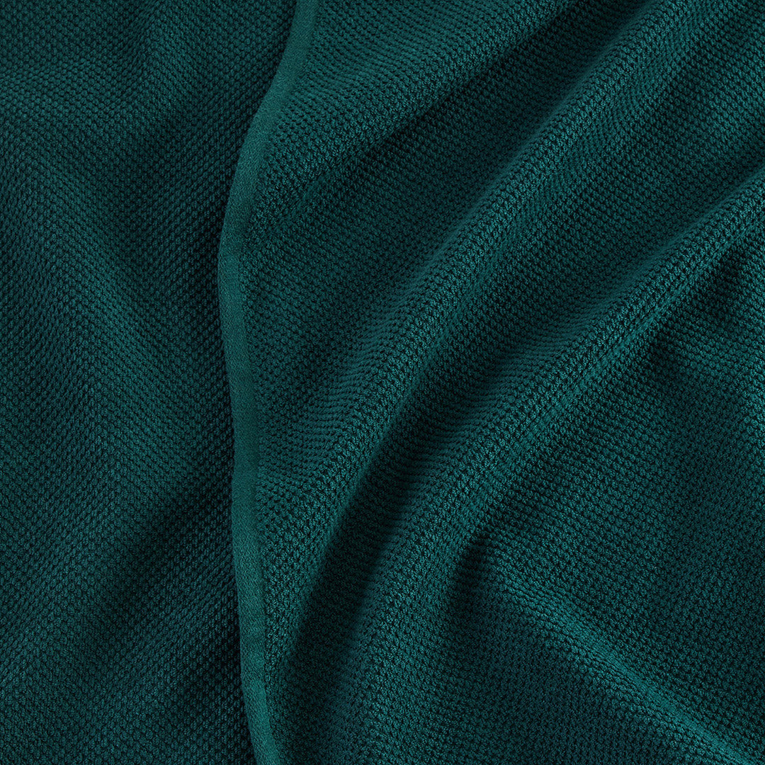 Textured Organic Towel in Deep Teal by Under The Canopy