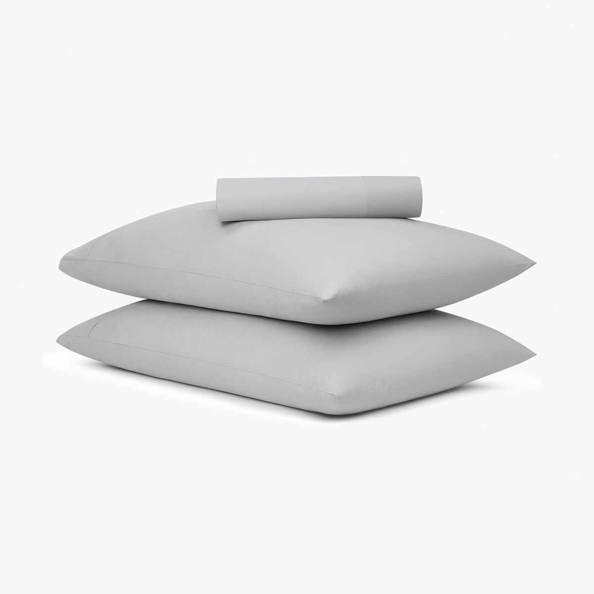 Organic Washed Cotton Sheet Set - Light Gray, Queen · Under The Canopy