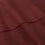 washed cotton sheet set brick red detail
